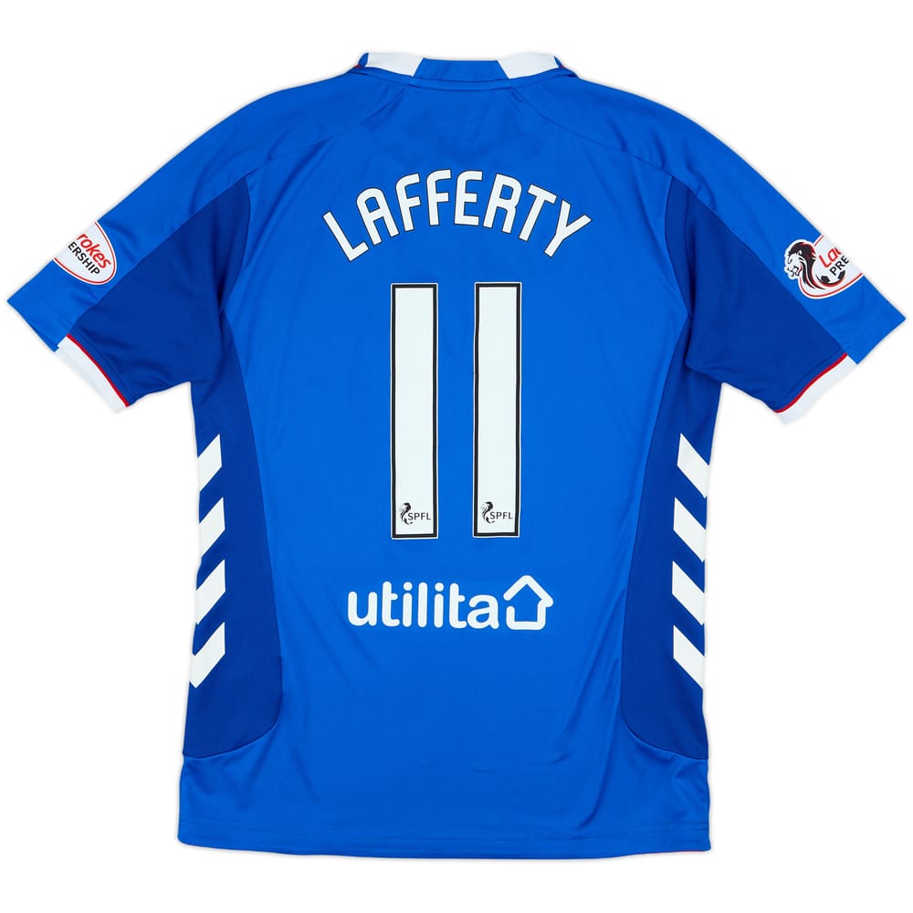 2018-19 Rangers Home Shirt Lafferty #11 - 9/10 - (S)