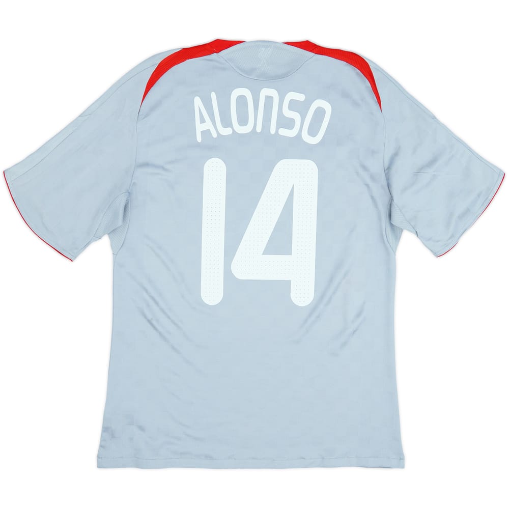 2008-09 Liverpool Camiseta de visitante Alonso #14 - 6/10 - (M)