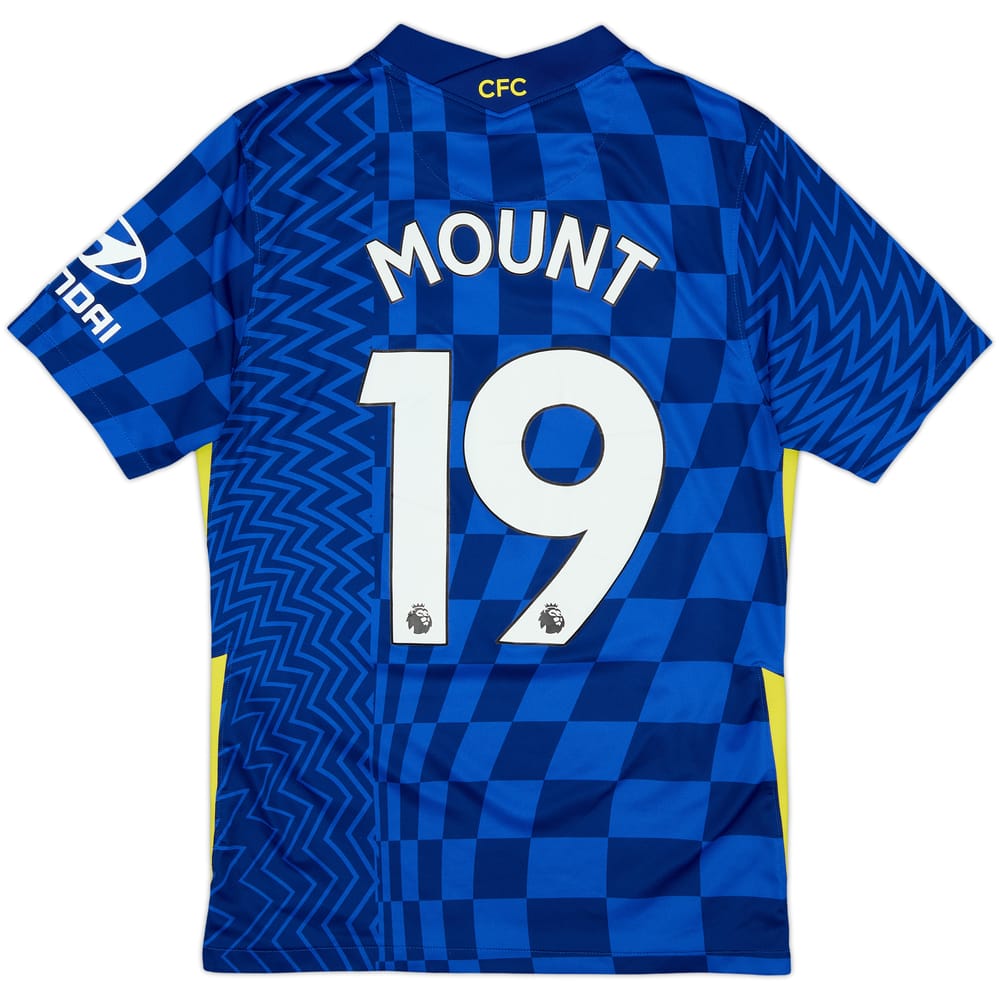 2021-22 Chelsea Home Shirt Mount #19 - 6/10 - (S)