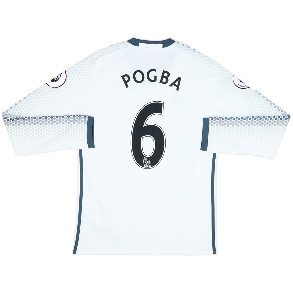 2016-17 Manchester United Third L/S Shirt Pogba #6 - 6/10 - (S)