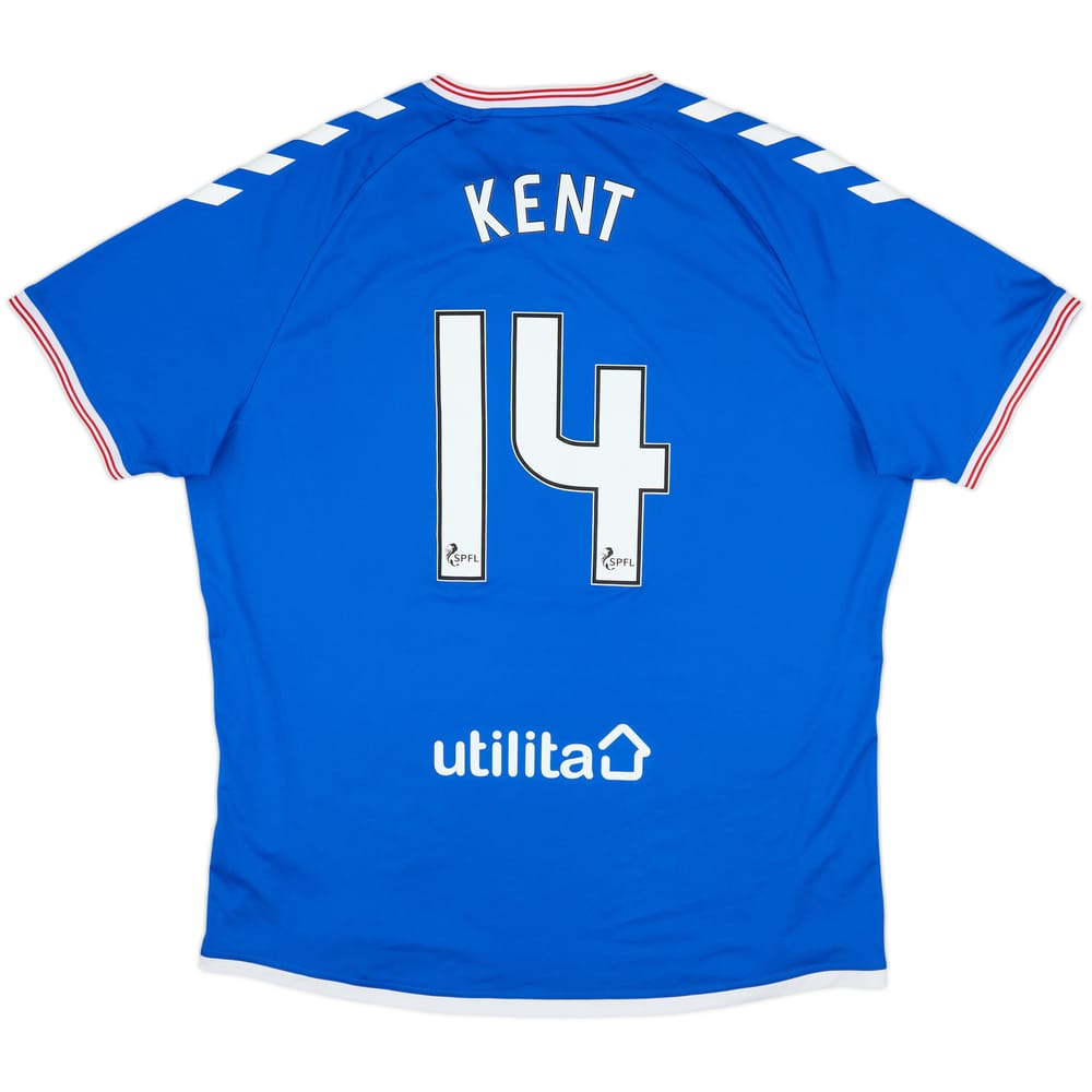 2019-20 Rangers Home Shirt Kent #14 - 8/10 - (XXL)