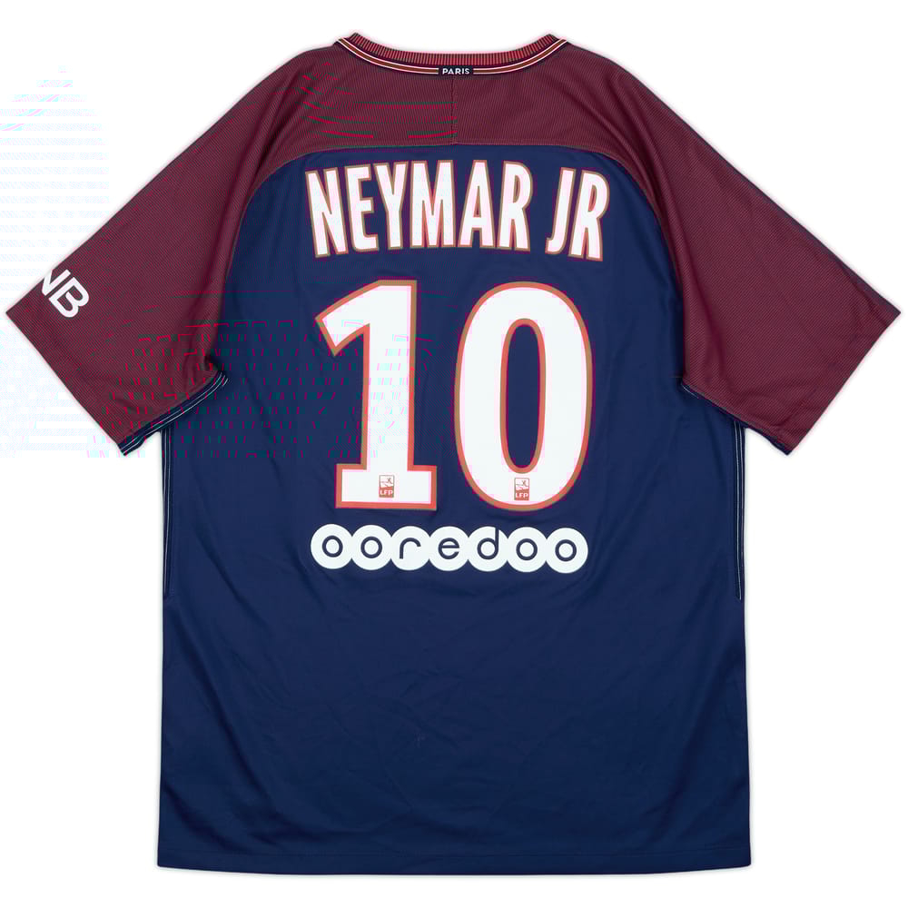2017-18 Paris Saint-Germain Home Shirt Neymar Jr #10 - 7/10 - (M)