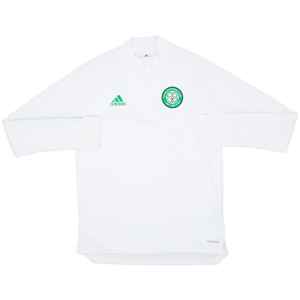 2020-21 Celtic adidas 1/4 Zip Training Top - 7/10 - (M)
