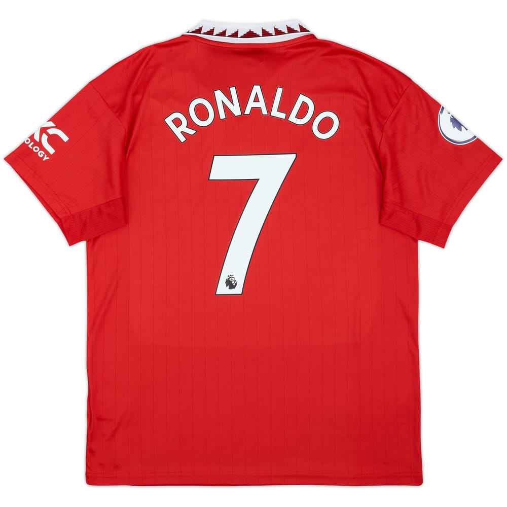 2022-23 Manchester United Home Shirt Ronaldo #7 - 8/10 - (L)