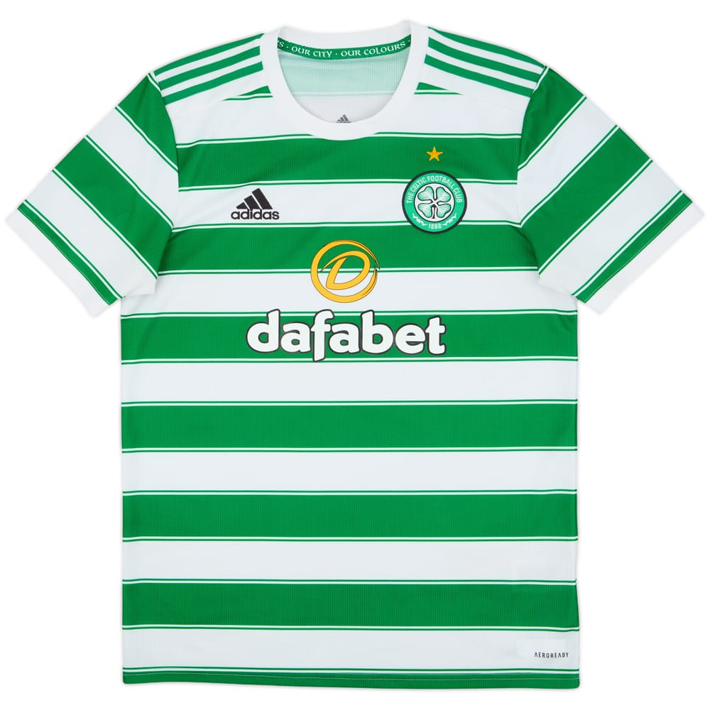 2021-22 Celtic Home Shirt - 6/10 - (M)