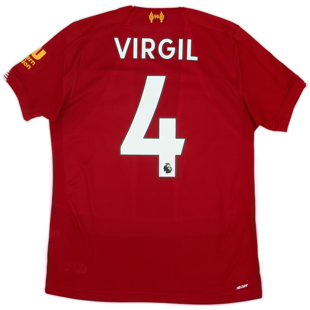 2019-20 Liverpool Local Camiseta Virgil #4 - 6/10 - (XL.Boys)