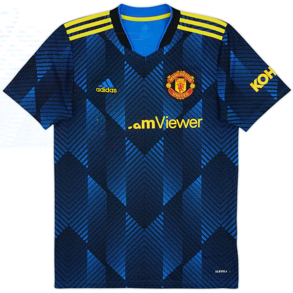 2021-22 Manchester United Third Shirt - 4/10 - (S)
