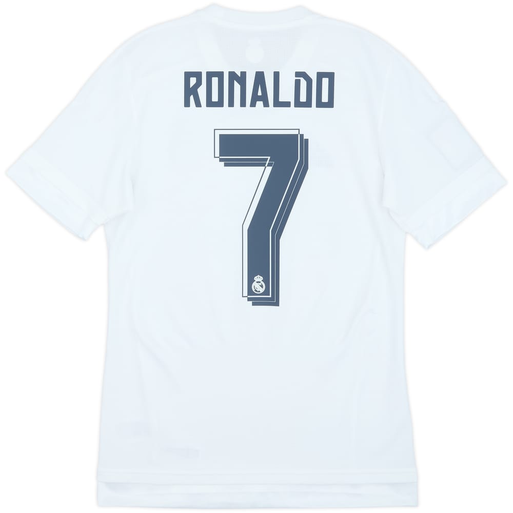 2015-16 Real Madrid Home Shirt Ronaldo #7 - 8/10 - (S)