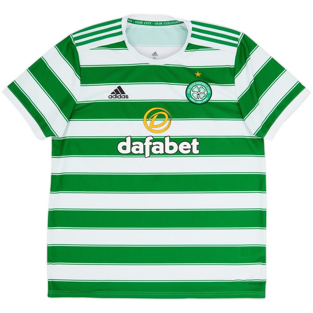 2021-22 Celtic Home Shirt - 10/10 - (XL)