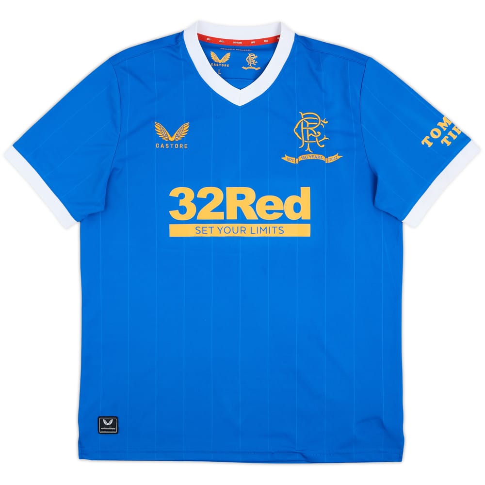 2021-22 Rangers Home Shirt - 9/10 - (L)