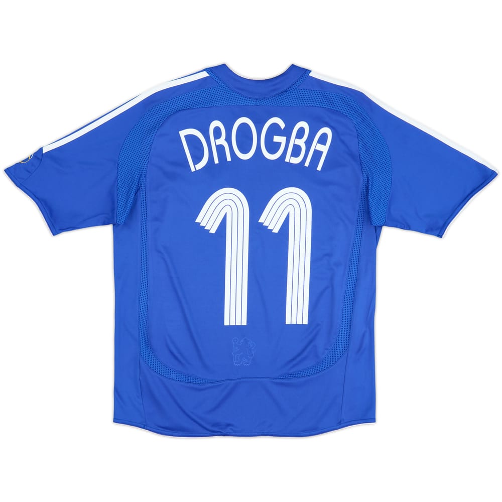 2006-08 Chelsea Home Shirt Drogba #11 - 7/10 - (L.Boys)