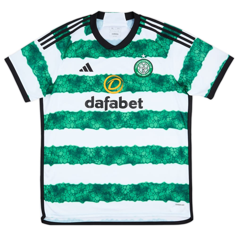 2023-24 Celtic Home Shirt - 8/10 - (XL)