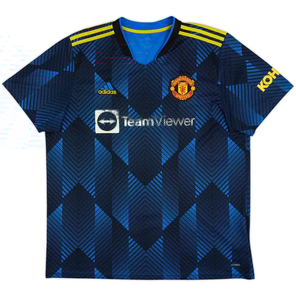 2021-22 Manchester United Third Shirt - 4/10 - (XL)