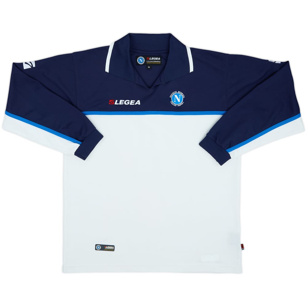 2003-04 Napoli Legea Polo L/S Shirt - 7/10 - (M)