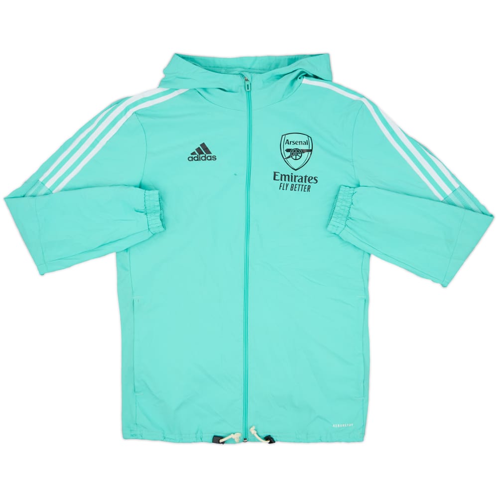 2021-22 Arsenal adidas Hooded Track Jacket - 6/10 - (S)
