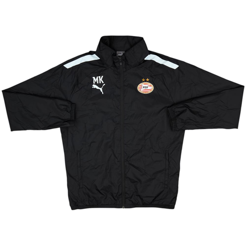 2022-23 PSV Staff Issue Puma Hooded Rain Jacket MK - 10/10 - (M)