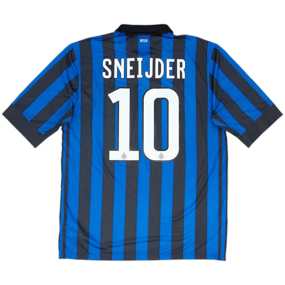 2011-12 Inter Milan Home Shirt Sneijder #10 - 8/10 - (L)