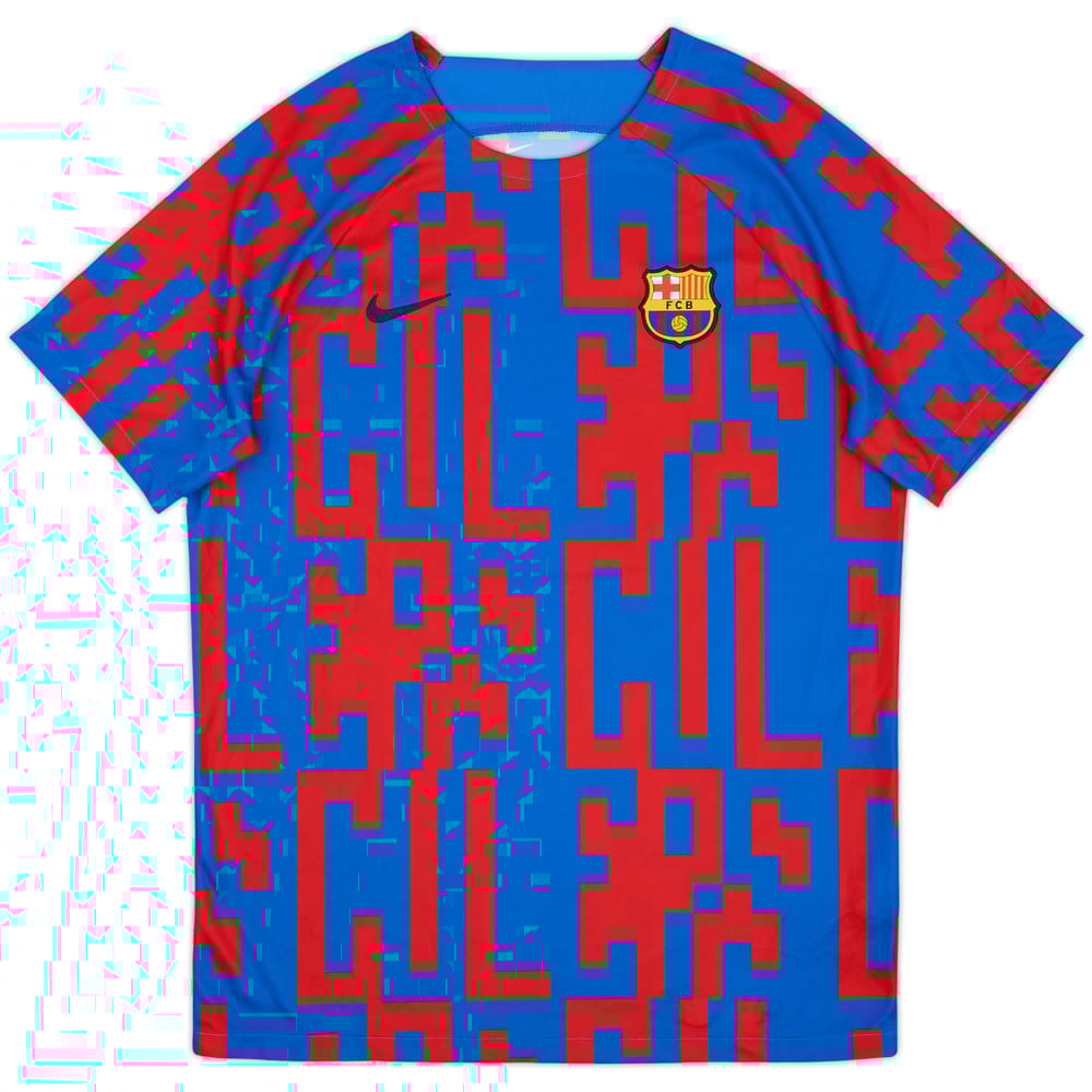 2022-23 Barcelona Nike Training Shirt - 10/10 - (L)