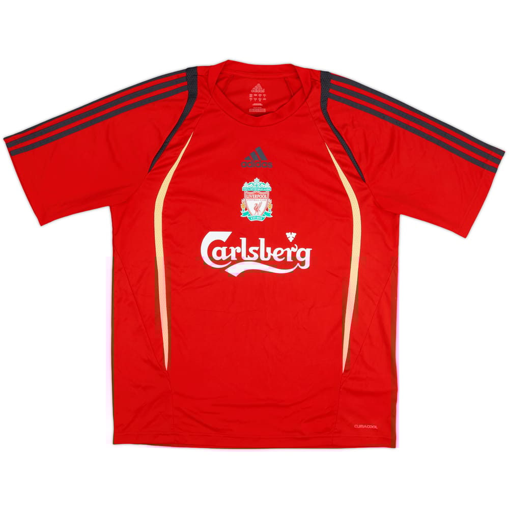 2009-10 Liverpool adidas Training Shirt - 8/10 - (M)
