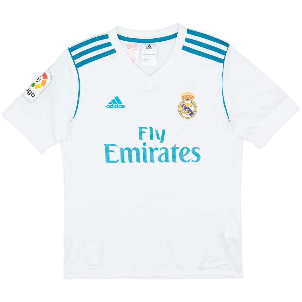 2017-18 Real Madrid Home Shirt - 9/10 - (M.Boys)