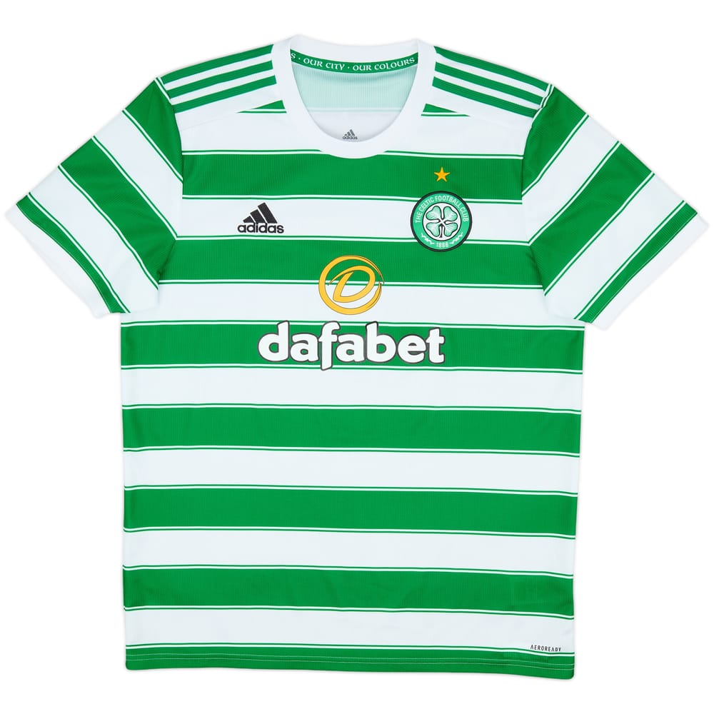2021-22 Celtic Home Shirt - 10/10 - (L)