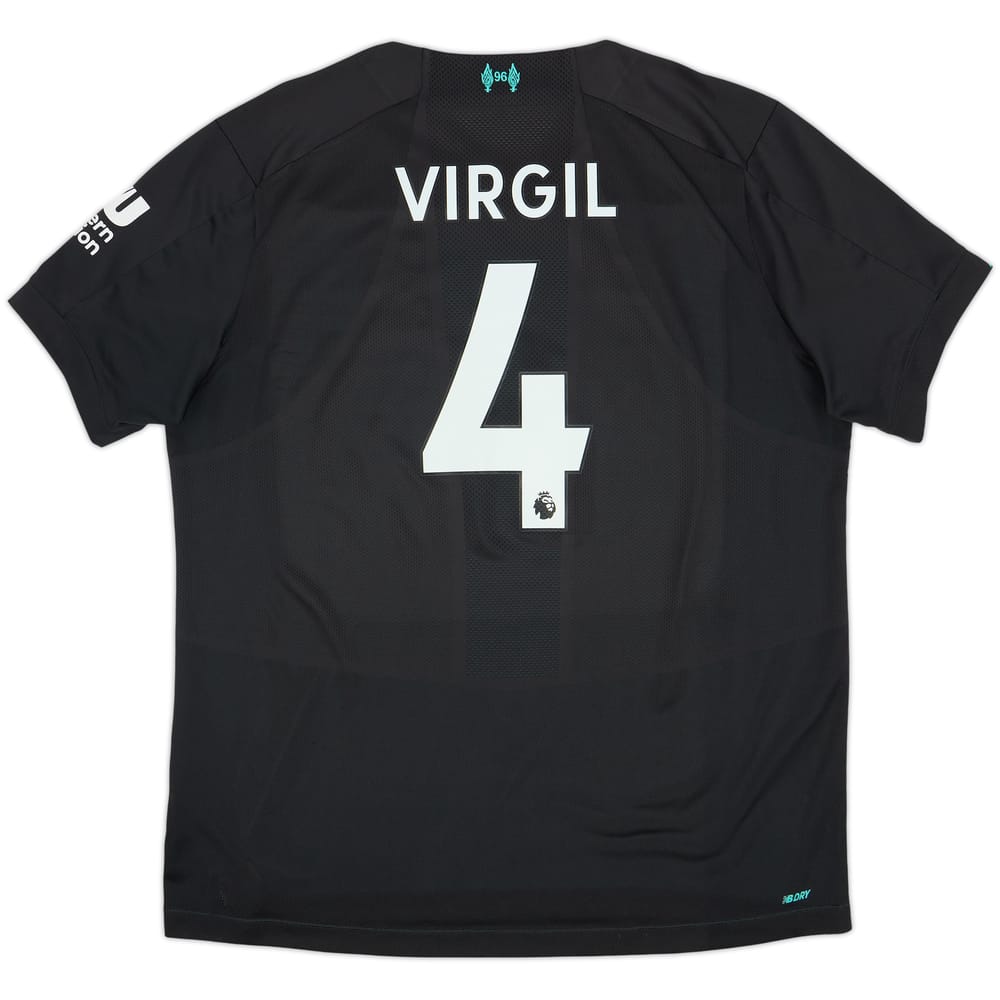2019-20 Liverpool Third Shirt Virgil #4 - 7/10 - (XL)