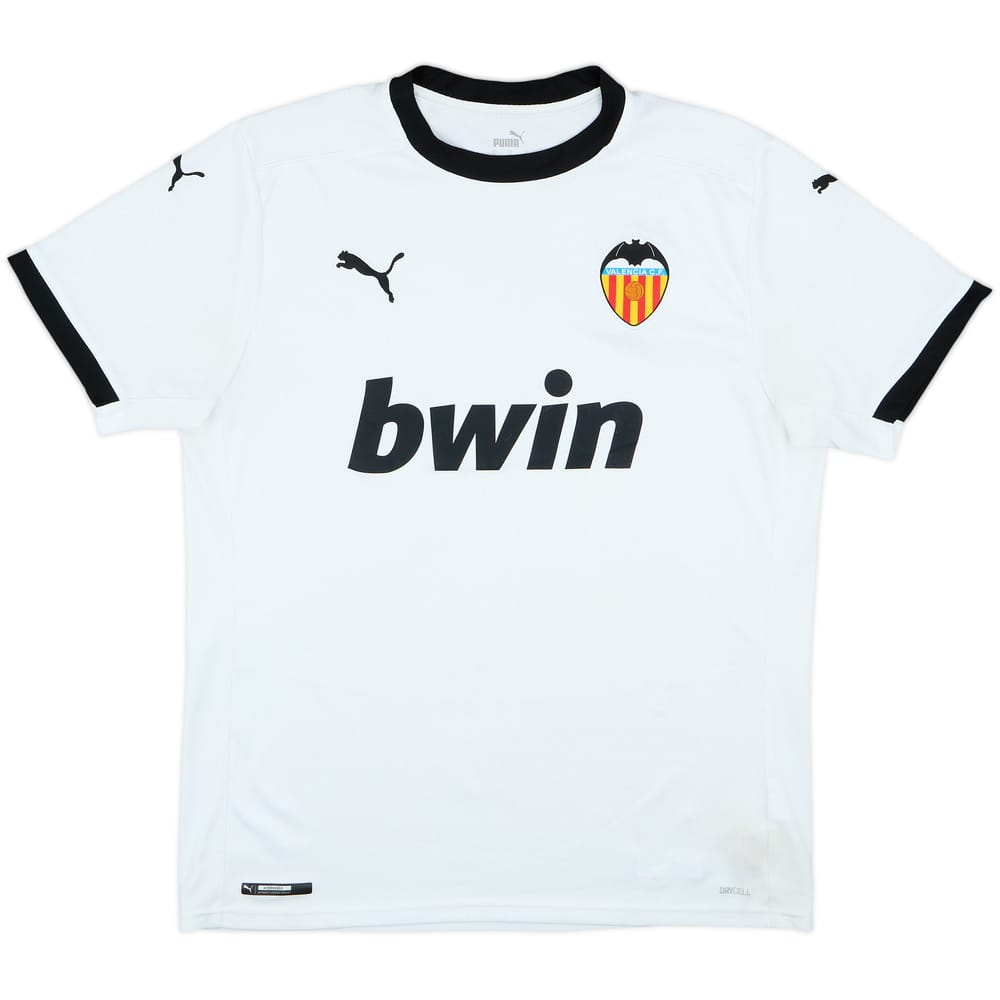 2020-21 Valencia Home Shirt - 7/10 - (L)