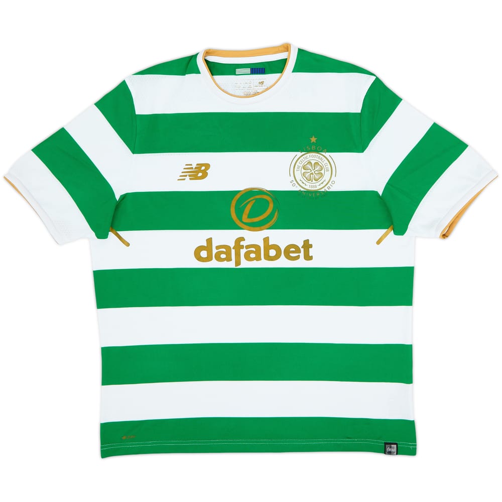2017-18 Celtic 'Lisbon Lions 50th Anniversary' Home Shirt - 6/10 - (L)