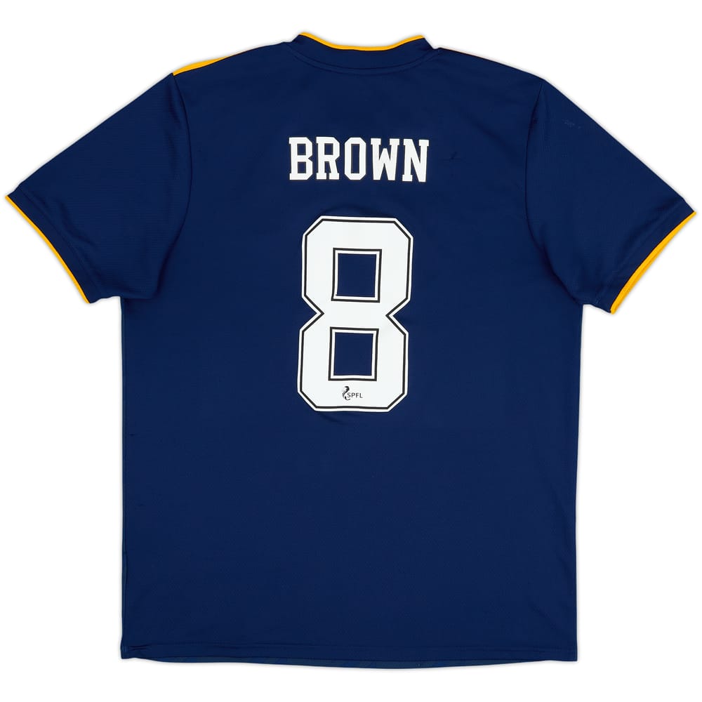 2021-22 Aberdeen Away Shirt Brown #8 - 6/10 - (L)