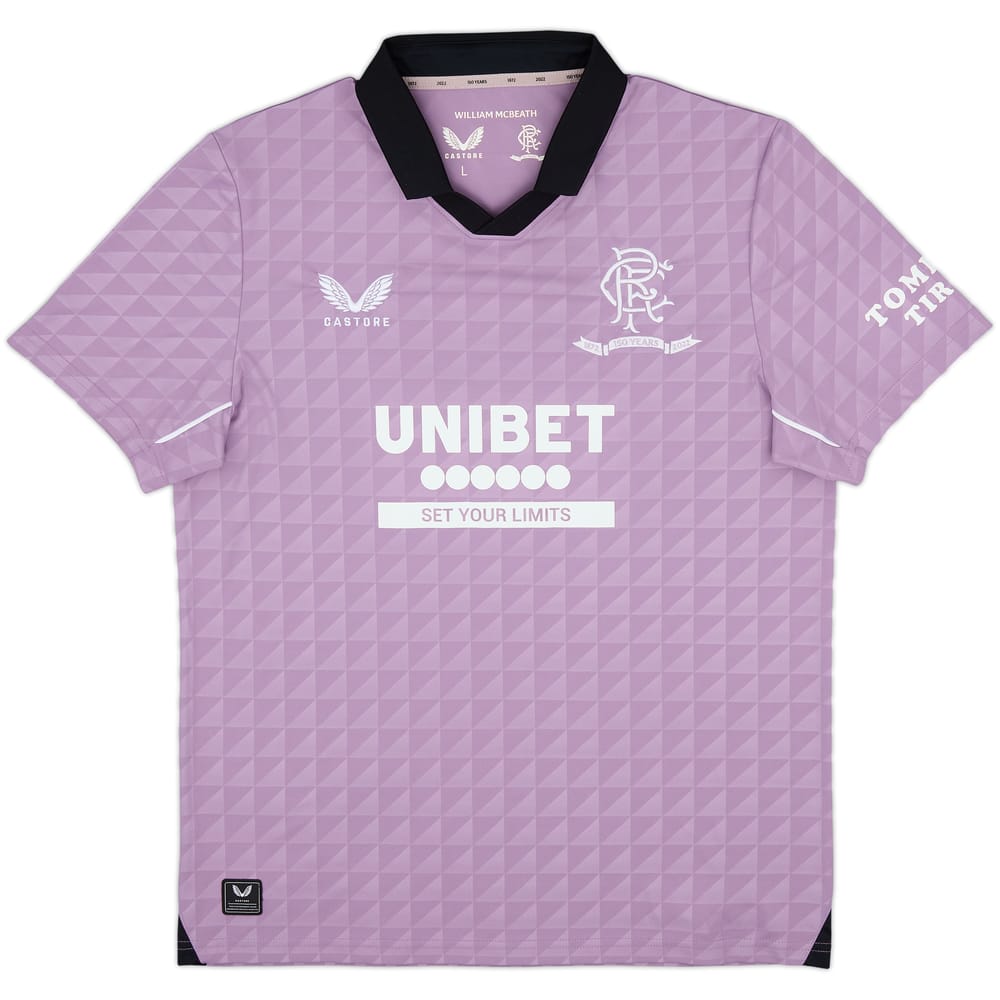 2021-22 Rangers '150 Years Anniversary' Third Shirt - 9/10 - (L)