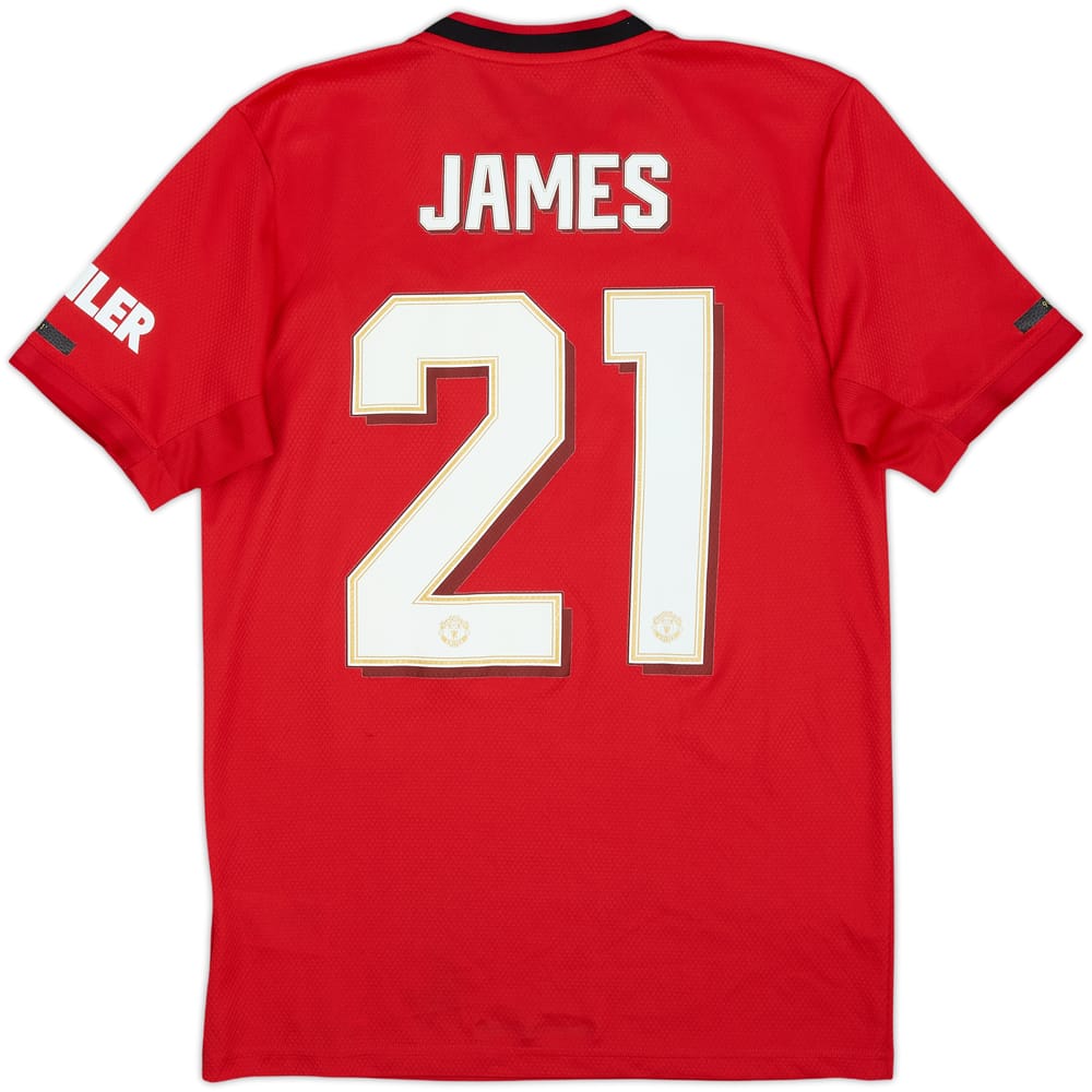 2019-20 Manchester United Home Shirt James #21 - 7/10 - (S)