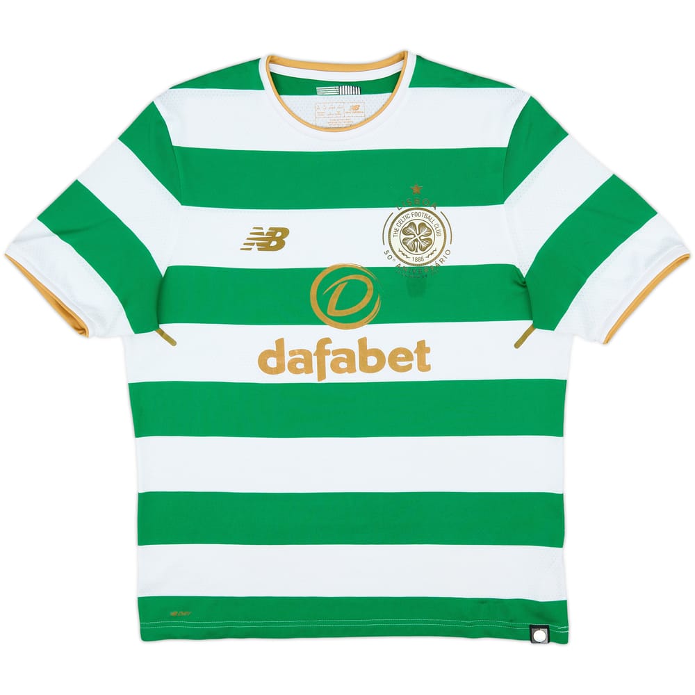 2017-18 Celtic 'Lisbon Lions 50th Anniversary' Home Shirt - 6/10 - (M)