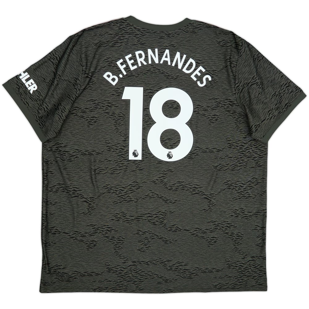 2020-21 Manchester United Away Shirt B.Fernandes #18 - 9/10 - (3XL)