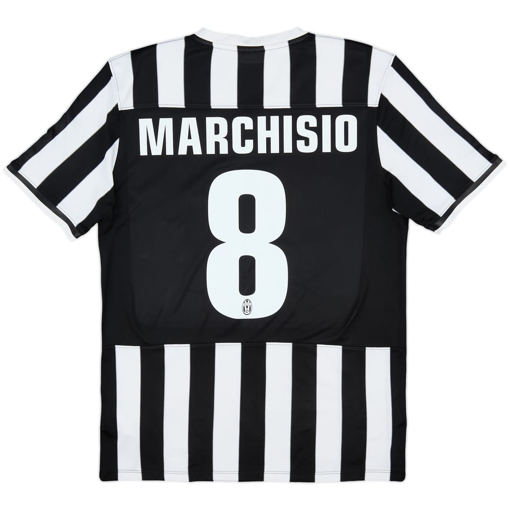 2013-14 Juventus Home Shirt Marchisio #8 - 6/10 - (L)