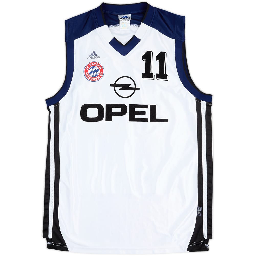 2000-01 Bayern Munich Basketball Match Issue Away Jersey Jersey #11 - 8/10 - (L)