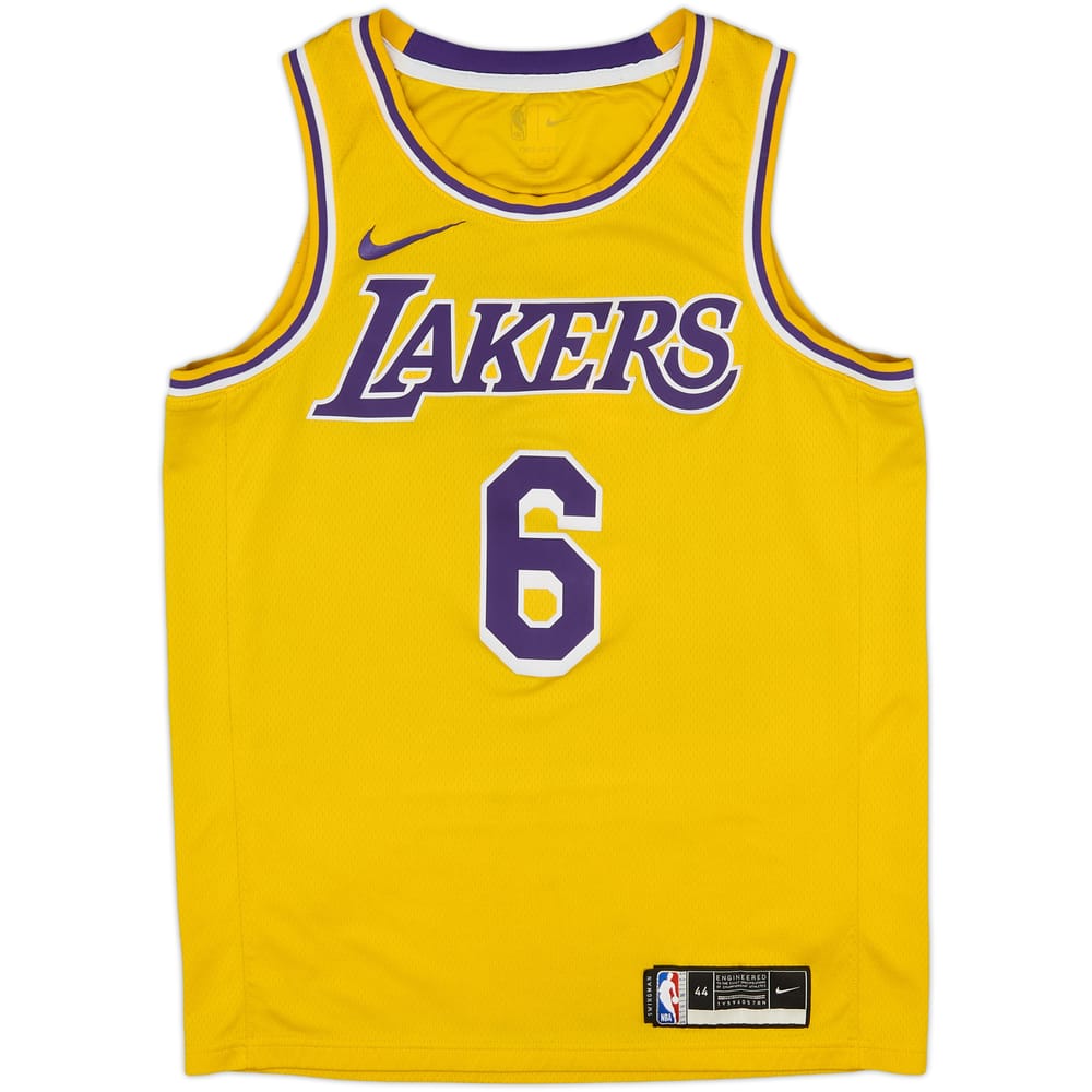 2022-23 LA Lakers James #6 Nike Swingman Away Jersey - 5/10 - (M)