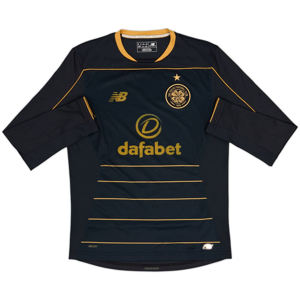 2016-17 Celtic Away L/S Shirt - 6/10 - (S)