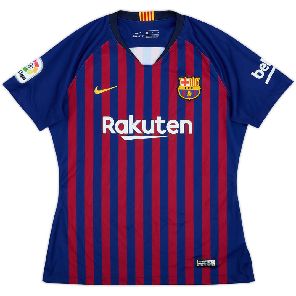 2018-19 Barcelona Home Shirt - 9/10 - (Women's M)