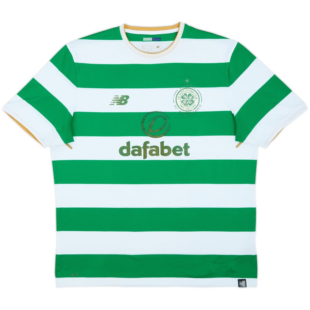 2017-18 Celtic 'Lisbon Lions 50th Anniversary' Home Shirt - 4/10 - (XL)