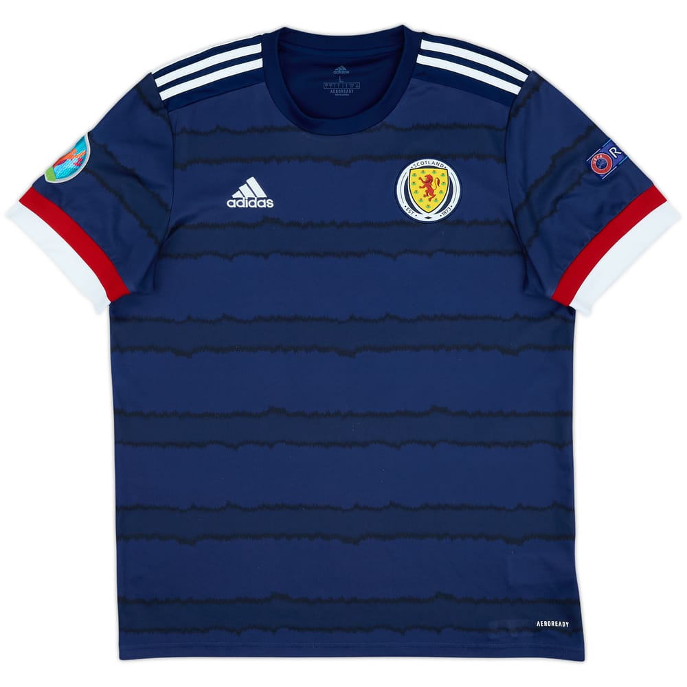 2020-22 Scotland Home Shirt - 8/10 - (L)