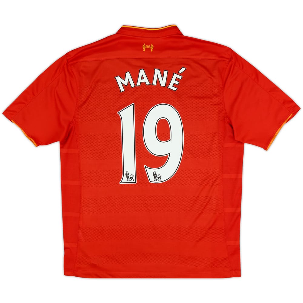2016-17 Liverpool Home Shirt Mane #19 - 7/10 - (L)