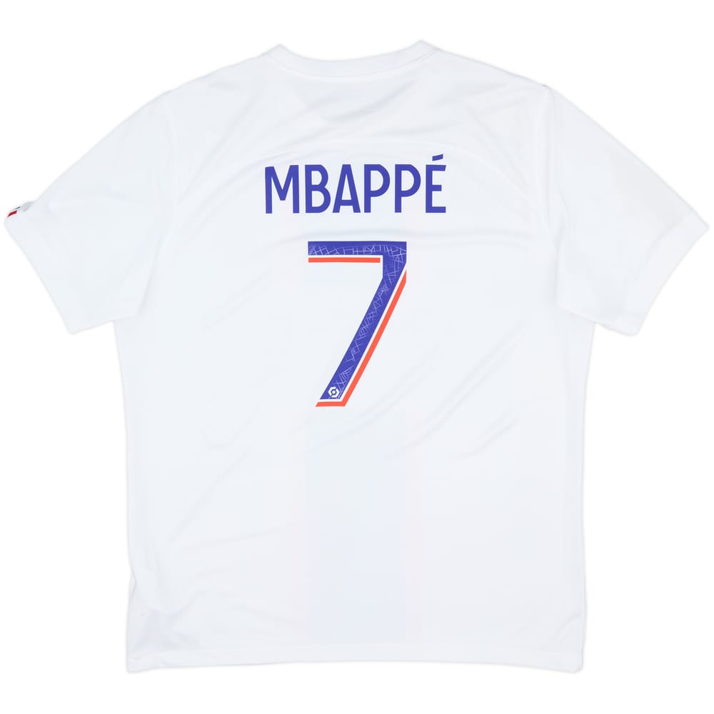 2022-23 Paris Saint-Germain Away Shirt Mbappe #7 - 8/10 - (L)