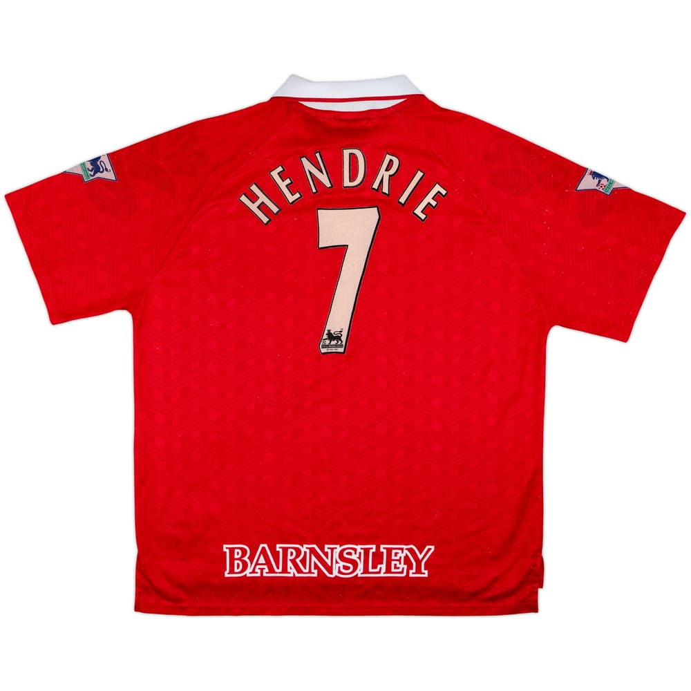 1997-98 Barnsley Home Shirt Hendrie #7 - 6/10 - (XL)