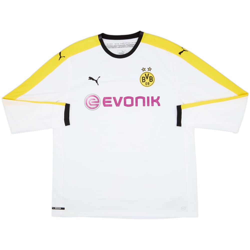 2015-16 Borussia Dortmund Third L/S Shirt - 7/10 - (3XL)