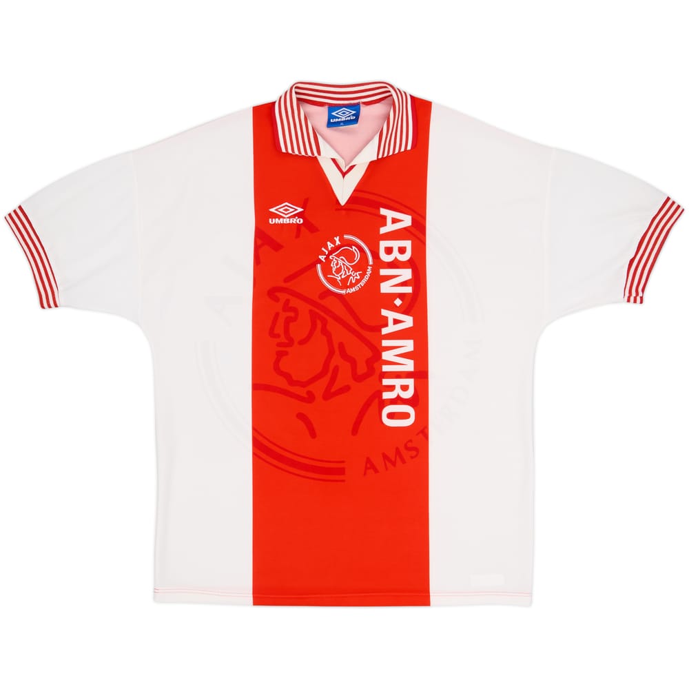 1995-96 Ajax Camiseta Local - 10/10 - (XL)