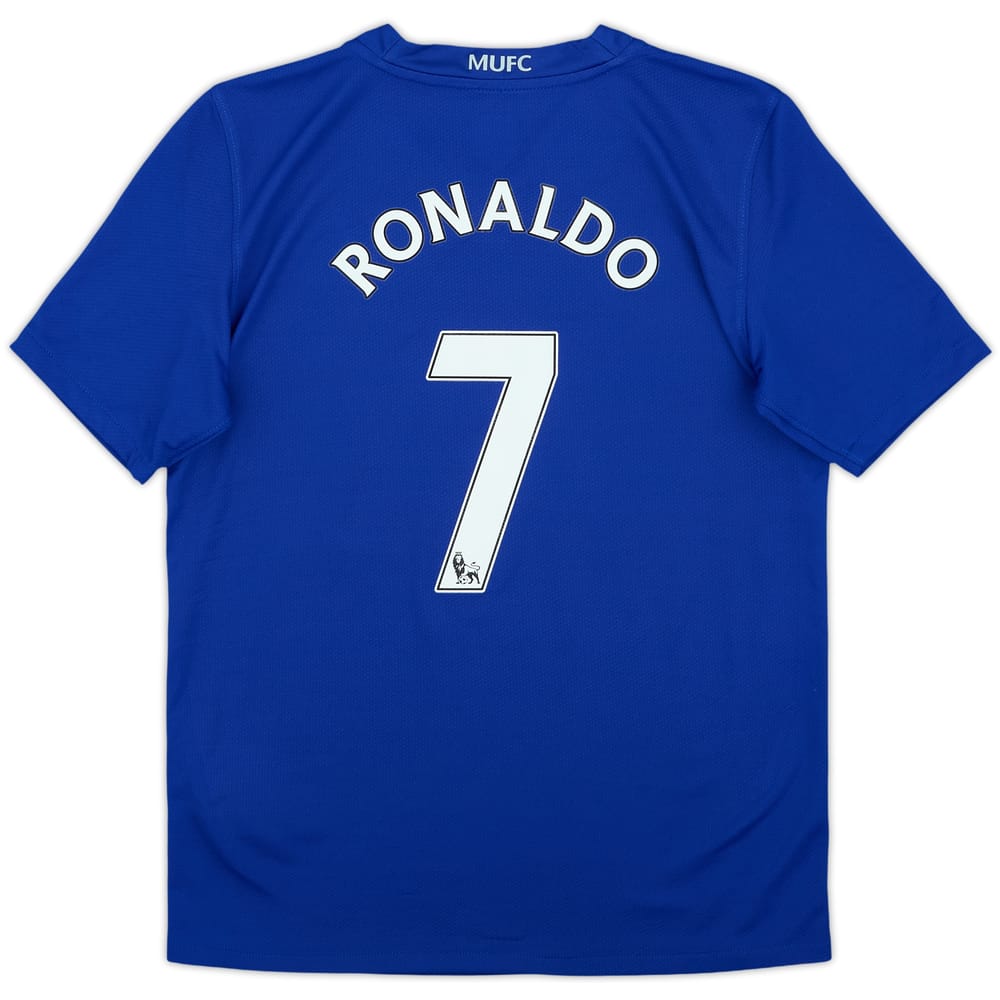 2008-09 Manchester United Third Shirt Ronaldo #7 - 9/10 - (M.Boys)
