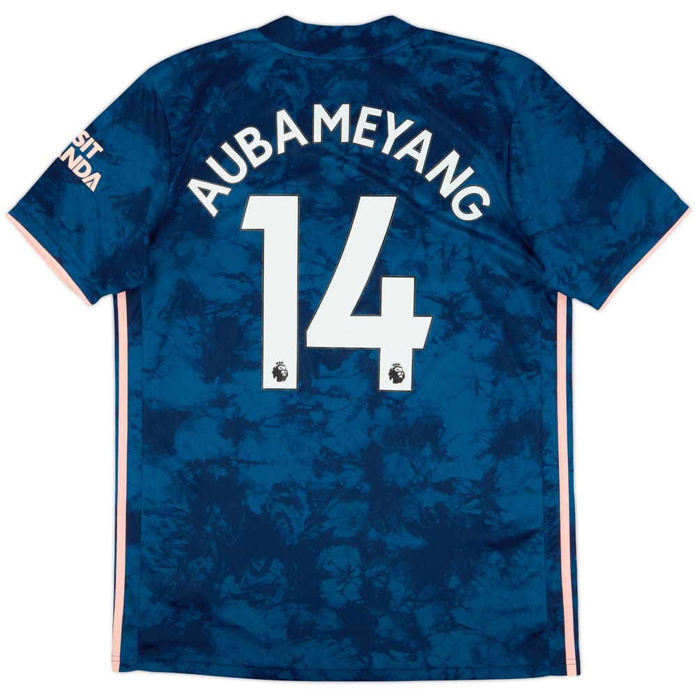 2020-21 Arsenal Third Shirt Aubameyang #14 - 6/10 - (L)