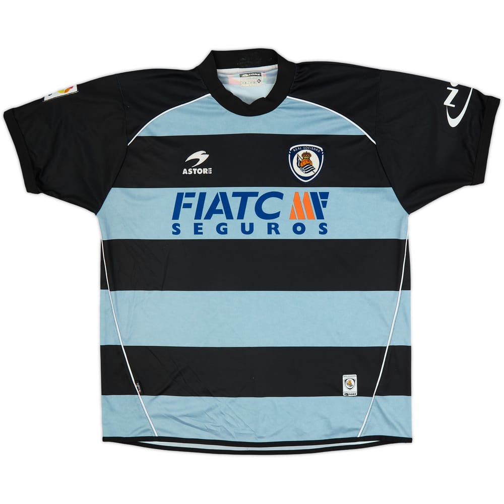 Camiseta de la tercera equipación del Real Sociedad 2006-07 - 7/10 - (XL)