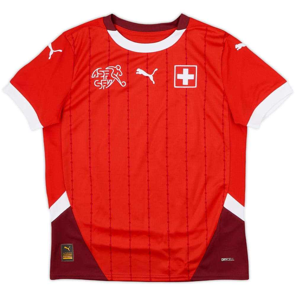 2020-21 Switzerland Home Shirt - 10/10 - (M.Boys)