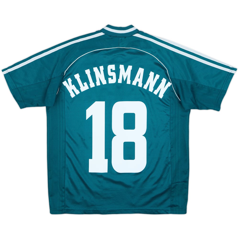 1998-00 Germany Away Shirt Klinsmann #18 - 6/10 - (XL.Boys)